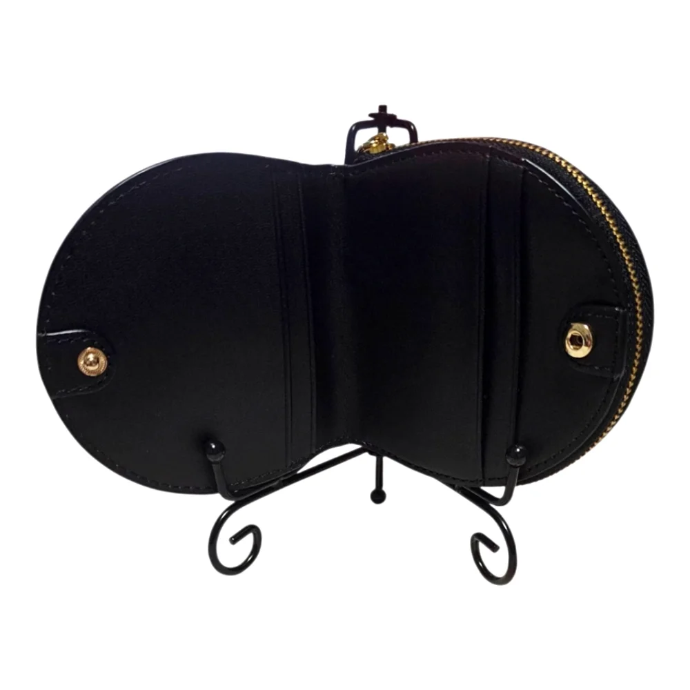Kate Spade Black Leather Coin Pouch with Key Ring - Picture 3 of 7